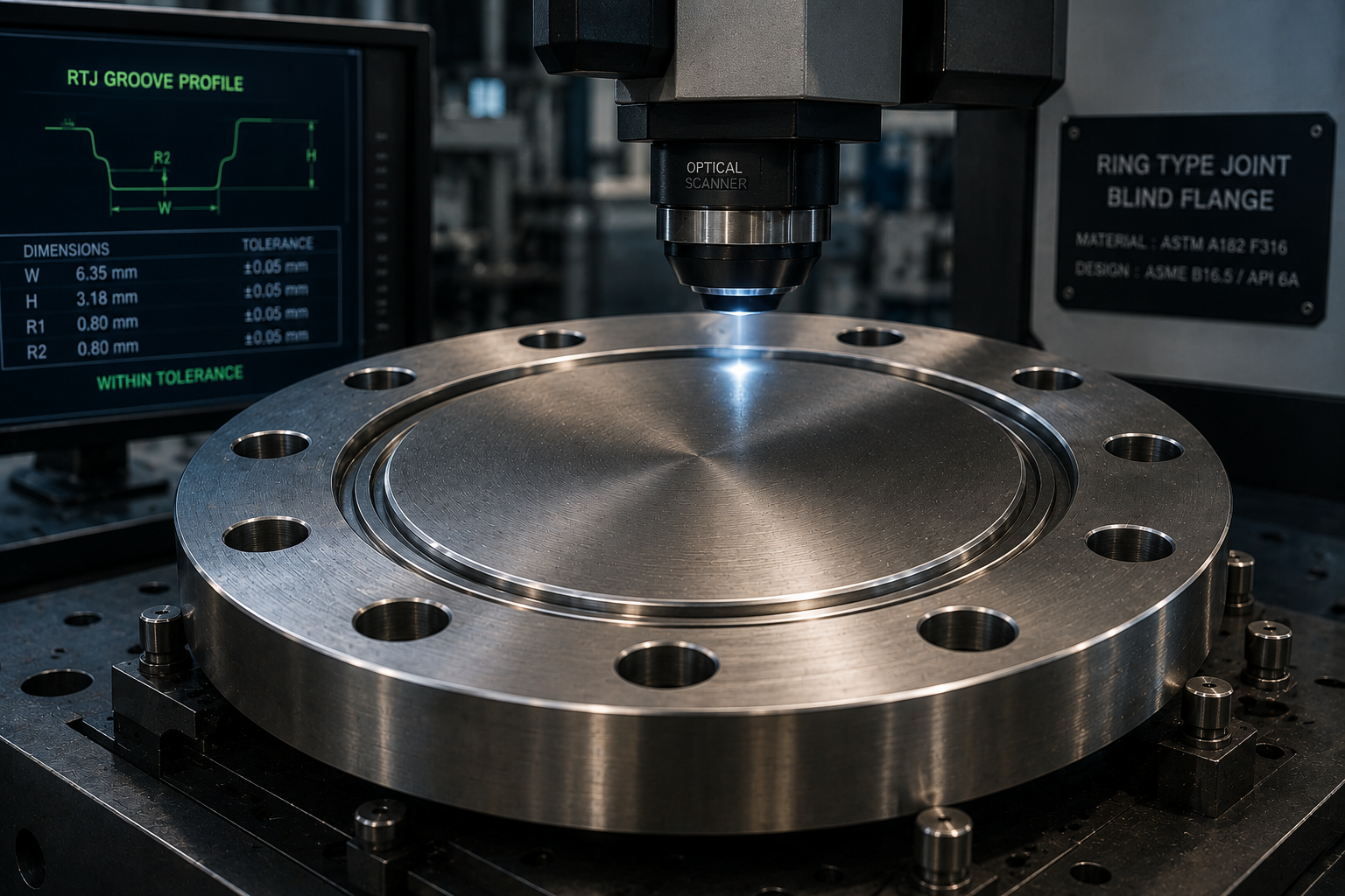 Design & Construction of Ring Type Joint Blind Flange